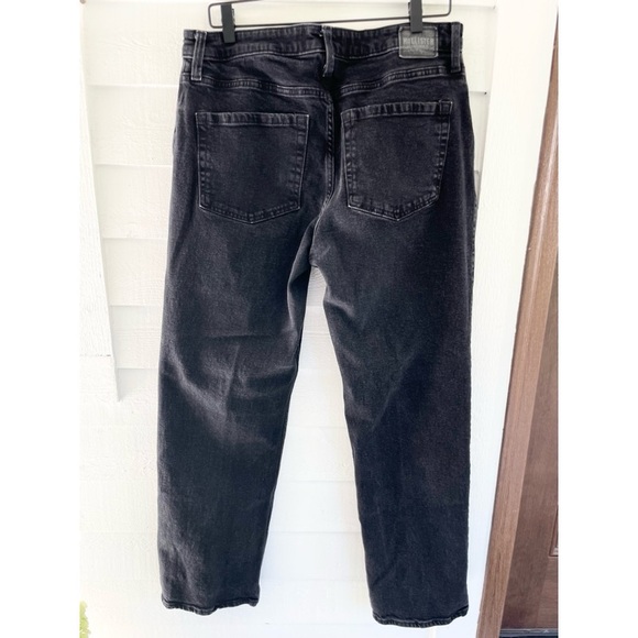Hollister Ultra High Rise Dad Jean Black Denim Women’s 14 R - Picture 3 of 7